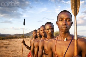 Young Men in Traditional African Dress